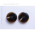 Imitation horn resin buttons for garment